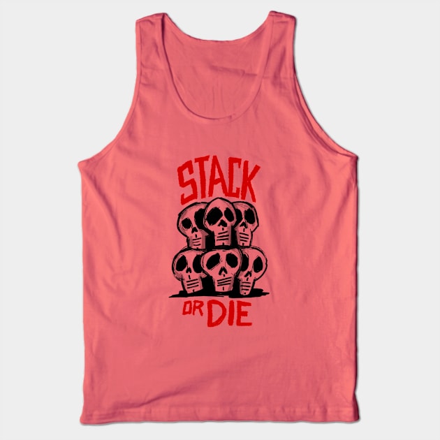 Stack or Die Tank Top by Satoshi Symbol